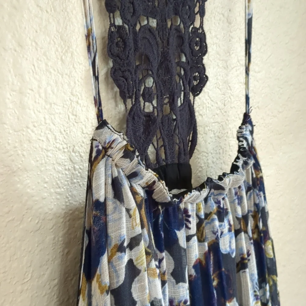 Anthropologie Lilka Lace Back Floral Dress XL - Picture 7 of 17